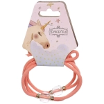 Резинки для волос 2шт «МАРУ», бусинки, микс 6 цветов, d-5,5см (подвес Единорог)