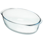 Кастрюля стекло, 20х33х13 см, 4.1 л, овал, с крыш, Pyrex, Let's Share, 459BC/S