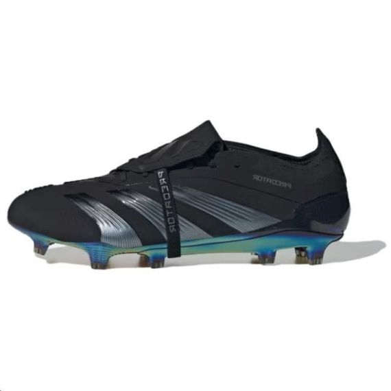 Элитные бутсы Adidas PREDATOR Низкие Черно-белые кроссовки