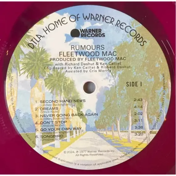 Fleetwood Mac – Rumours (Grape Translucent) LP