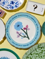 Блюдо круглое Bitossi Home Botanica Blue (32.5 см)