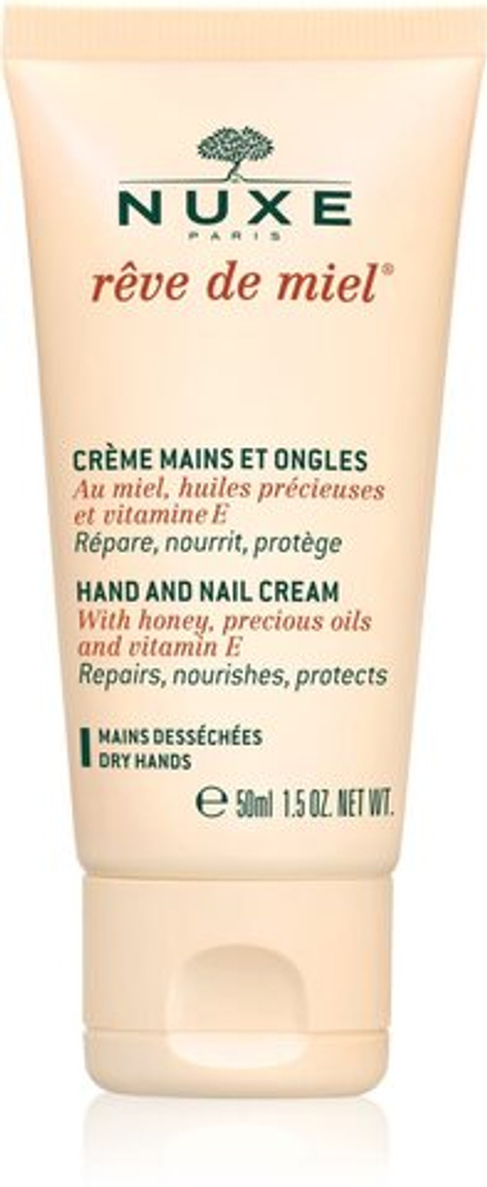 Nuxe Rêve de Miel - крем для рук и ногтей для сухой кожи /  Honey, Precious Oils and Vitamin E 50  ml  / GTIN 3264680010446
