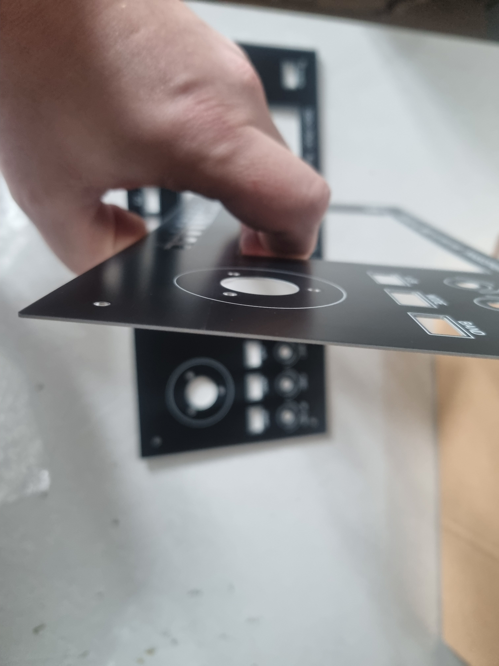 Лицевая панель 0.8 мм трансивера WOLF (классический, 7 дюймов)