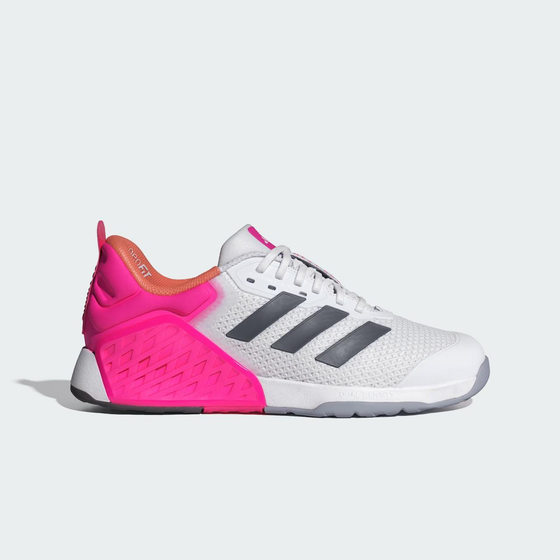 Кроссовки женские Adidas Dropset 3 (Розово-Белые)