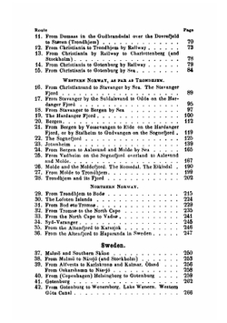 Norway, Sweden, and Denmark. handbook for travellers | K. Baedeker