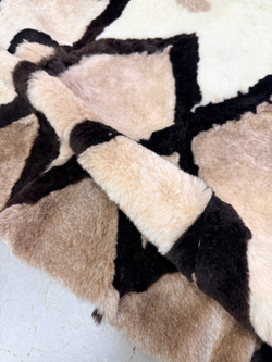 Ковер шкура натуральная овчина меховой
