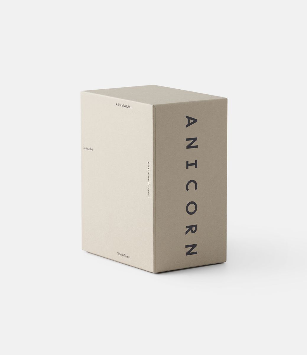 Anicorn Series 000 Black & White — часы с дисковым циферблатом