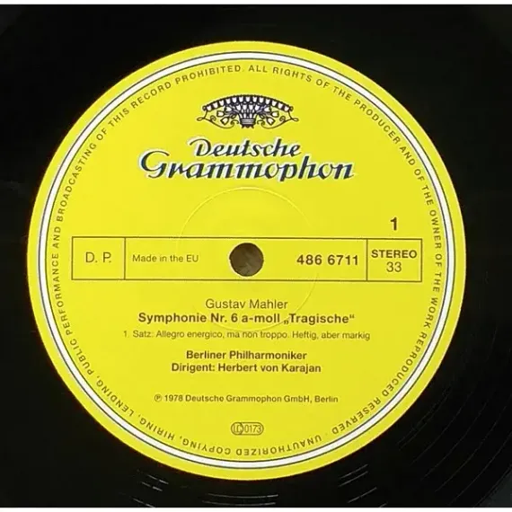 Gustav Mahler – Symphonie Nr. 6 A-moll LP