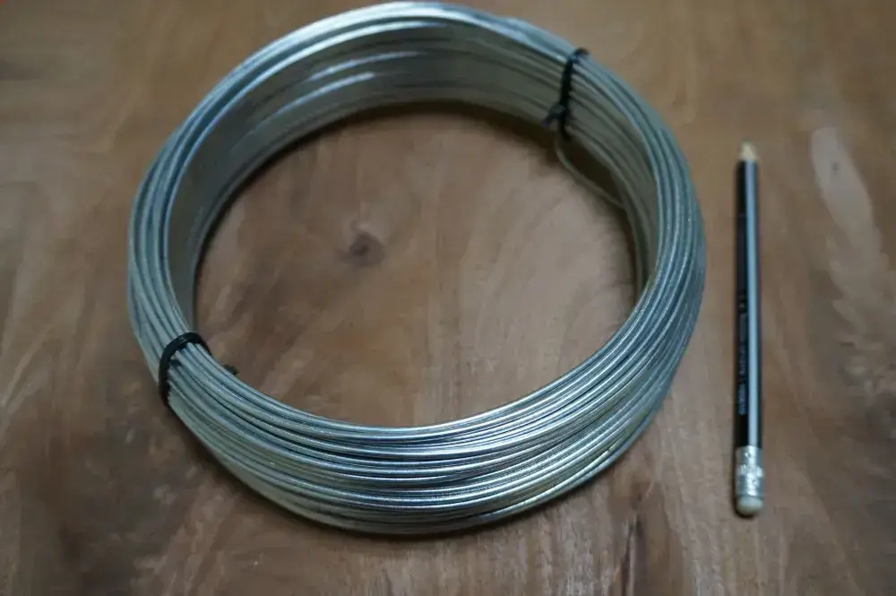 Проволока вязальная оцинкованная Ду 2 мм бухта 35м/1 кг