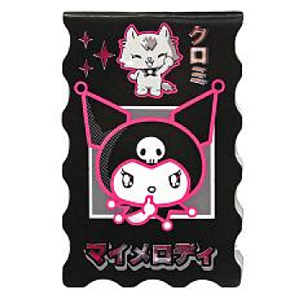 Блокнот фигурный А7 40л. "Куроми" на скрепке, без лин,тиснен.серебр. фольгой 77560 (Центрум)