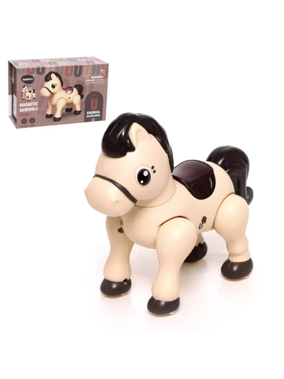 Конструктор магнитный Лошадка 7 деталей