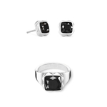 Кольцо Coeur de Lion Black-Silver 1200/40-1317 56 размер 17,8