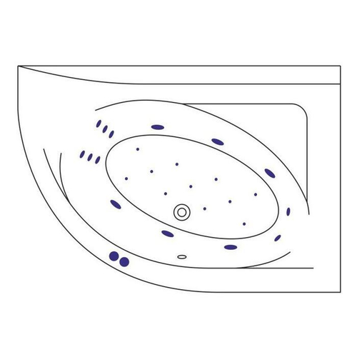 Акриловая ванна Excellent Aquarella P Ultra 1700x1100 WAEX.ARP17.ULTRA