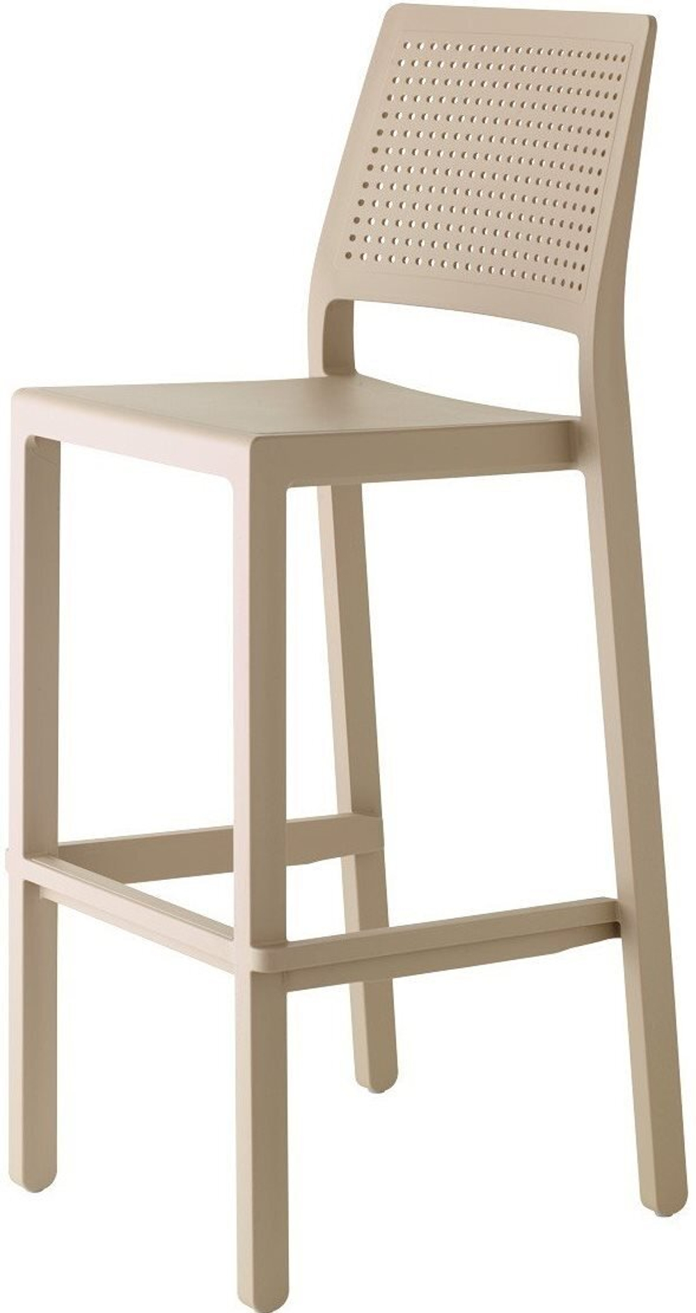 Стул барный пластиковый Scab Design Emi, тортора