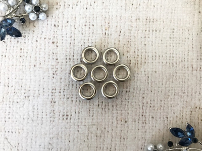 Люверсы сталь №3, Ø 5 мм, h 5 мм, никель