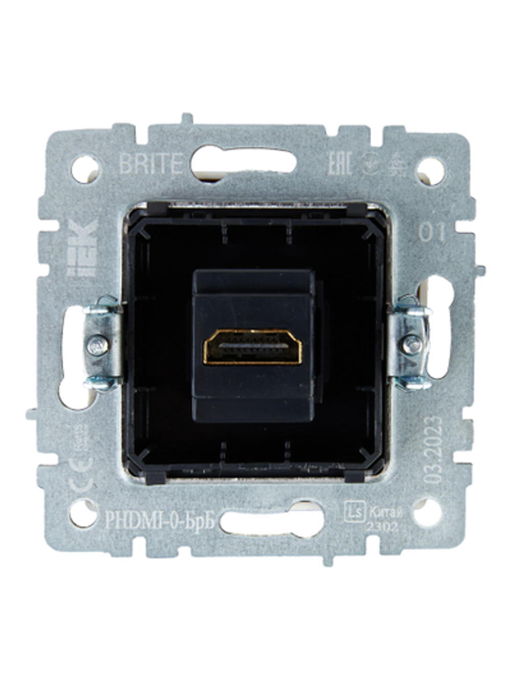 BRITE Розетка HDMI РHDMI-0-БрБ белый IEK