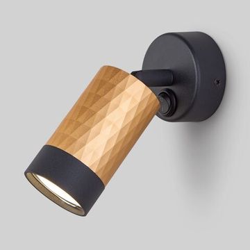 Настенный светильник 1*GU10 20088/1 чёрный/золото Mizar Eurosvet