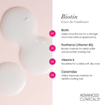 Advanced Clinicals, Biotin, несмываемый кондиционер, 237 мл (8 жидк. Унций)