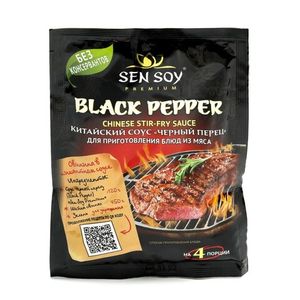 СОУС SENSOY С ЧЕРНЫМ ПЕРЦЕМ 120ГР