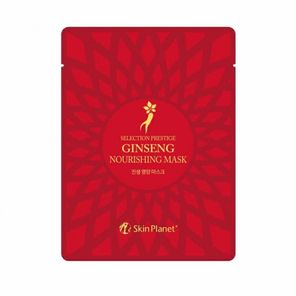 Тканевая маска для лица с женьшенем Skin Planet Selection Prestige Ginseng Nourishing Mask