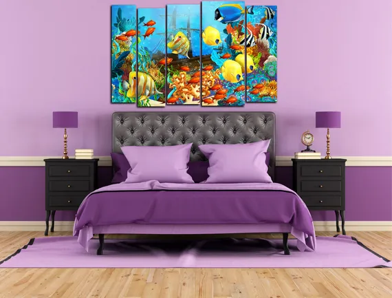 Модульная картина "Море в красках"