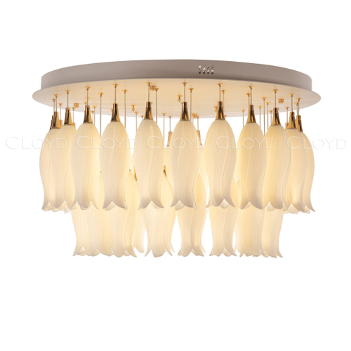 Люстра Cloyd ARGANA C42 / Ø79 см - керамика - E14 - белый (арт.11237)