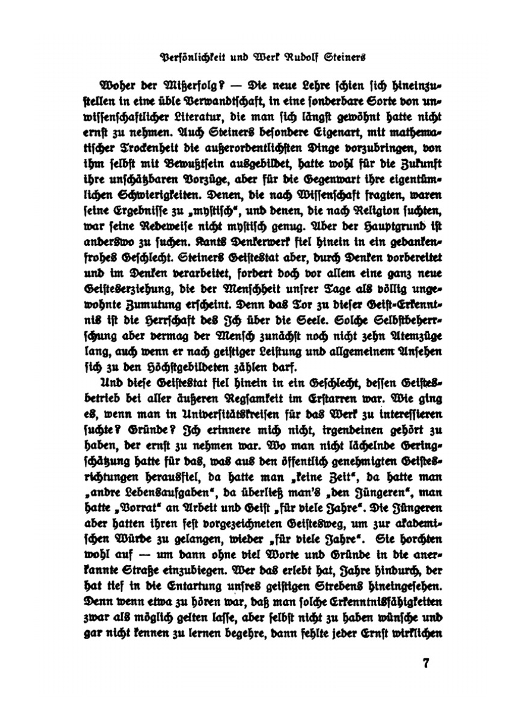 Vom Lebenswerk Rudolf Steiners. Eine Hoffnung neuer Kultur | Friedrich Rittelmeyer