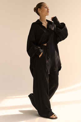 Штаны на резинке MYKONOS Чёрный