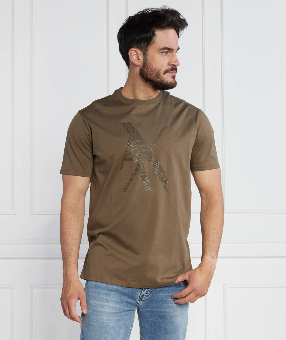 Футболка Armani Exchange - коричневый(6RZTLK ZJ9AZ)