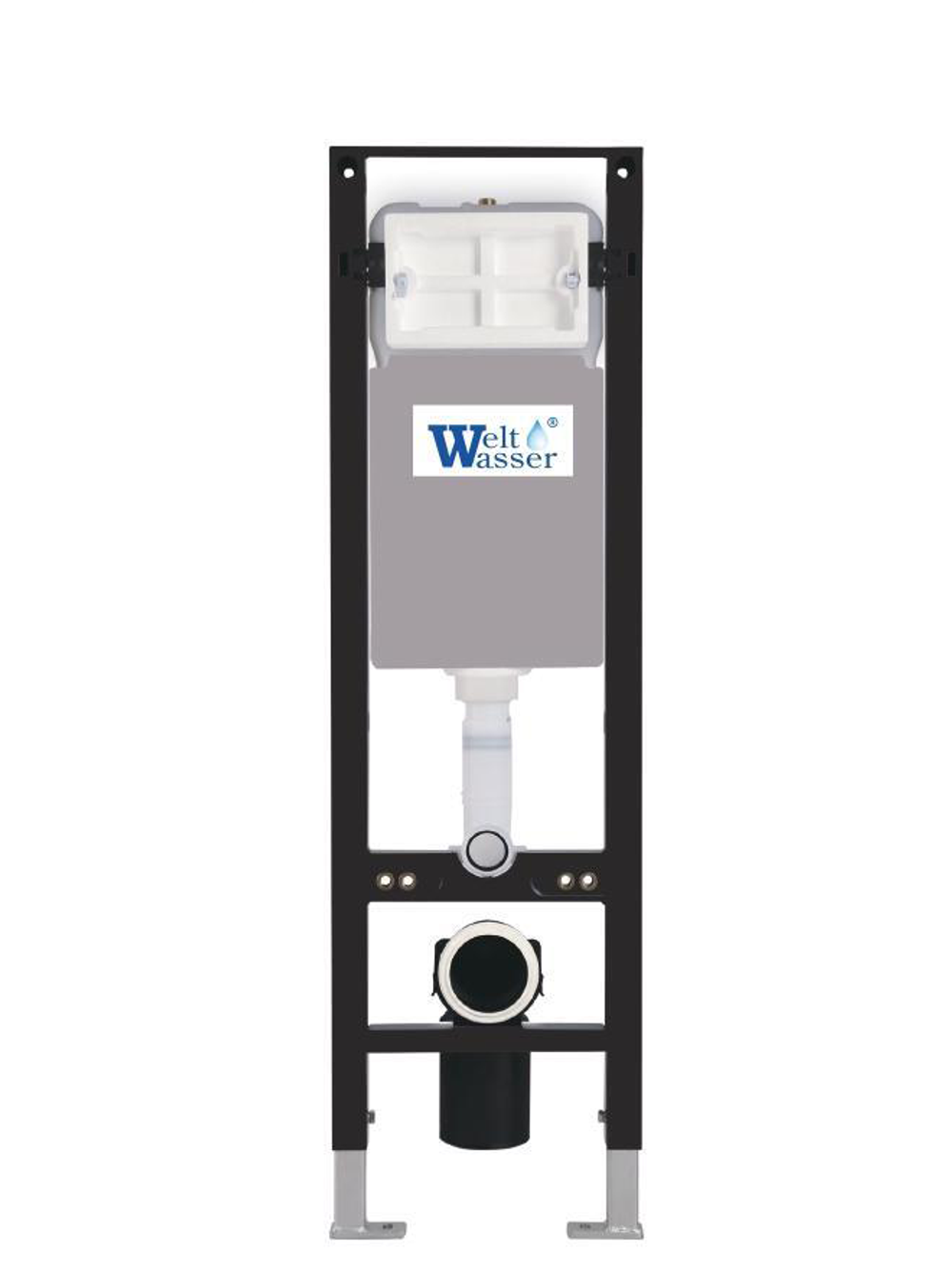 Инсталляция для подвесного унитаза без кнопки WeltWasser  WW AMBERG 350  10000010260