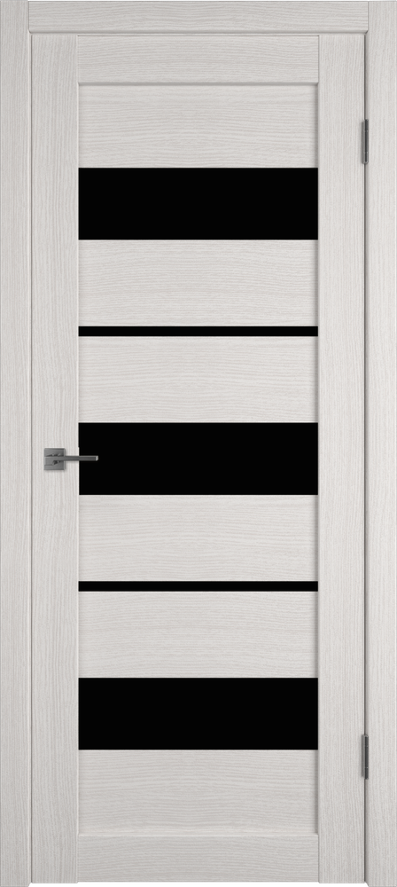 Дверь Atum 23 / Bianco / Black Gloss / Владимирские двери