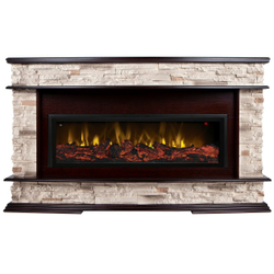 Электрокамин RealFlame Frankfurt 42/BV AO античный дуб с очагом Beverly 1000