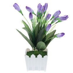 GAEM Цветочная композиция "Крокусы", L18 W18 H27 см
