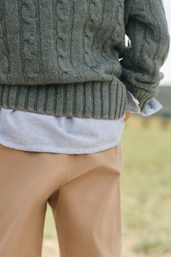 ZARA ВЯЗАНЫЙ СВИТЕР, ЗЕЛЕНЫЙ