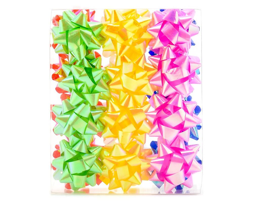 Бантики 24шт 5см 6 цветов кор D-3489 Бантики 24шт 5см 6 цветов кор D-3489