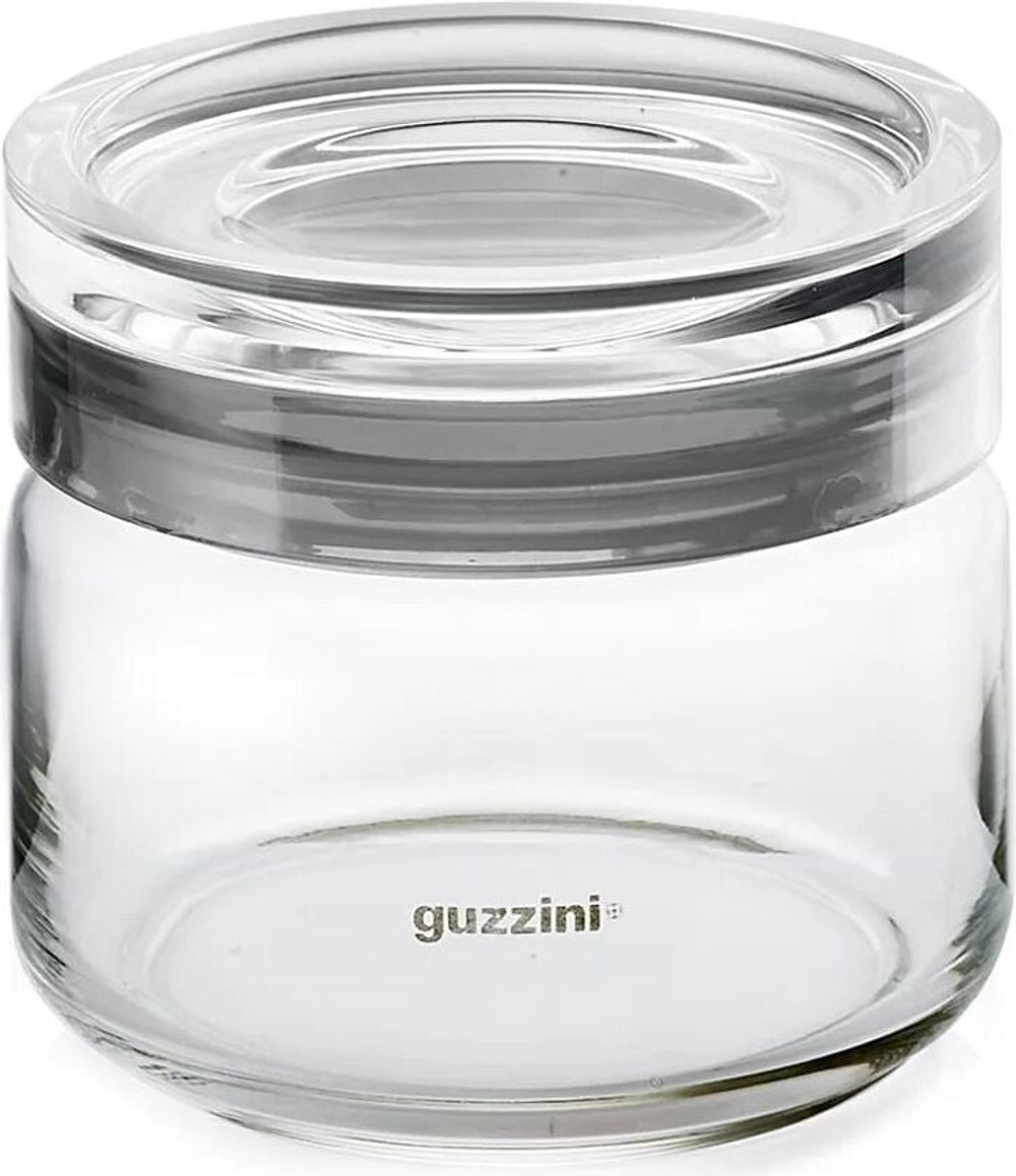 Банка для хранения guzzini latina, стекло, серая · арт. fabr 28550992