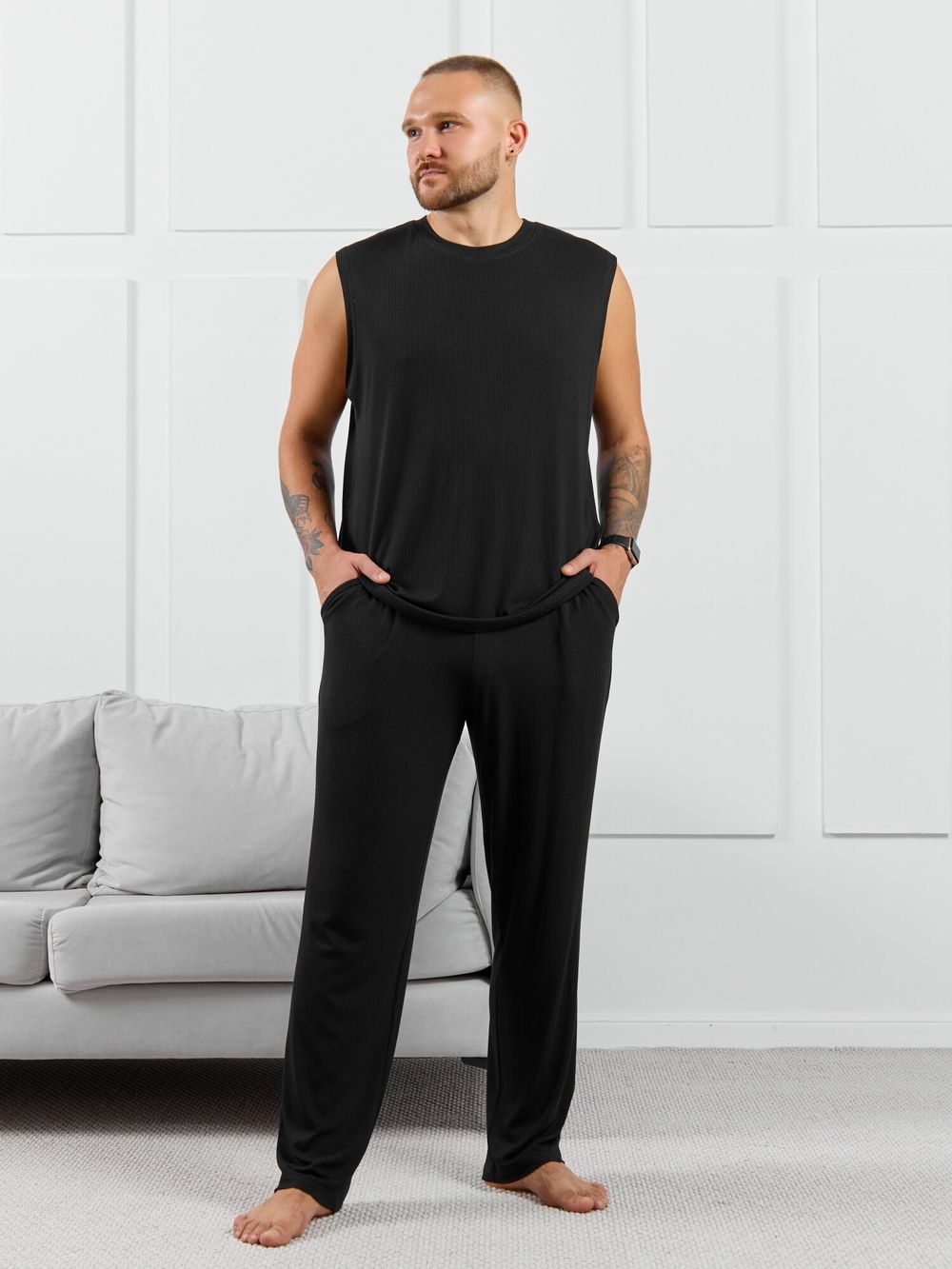 Брюки мужские Алессандро-3 Виотекс ЧЁРНЫЙ