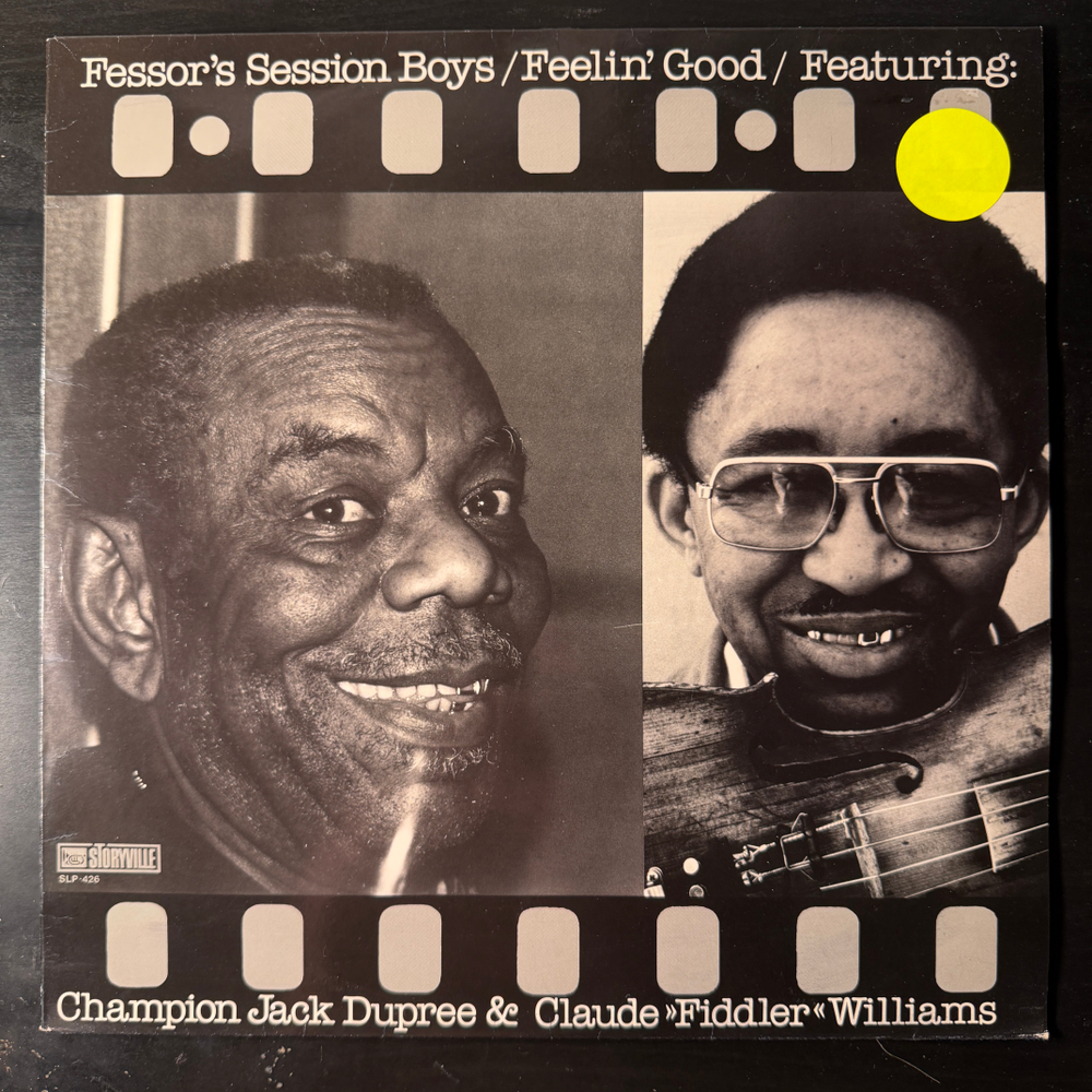 Fessors Session Boys Featuring Champion Jack Dupree & Claude "Fiddler" Williams ‎– Feelin' Good (Дания 1981г.)Т
