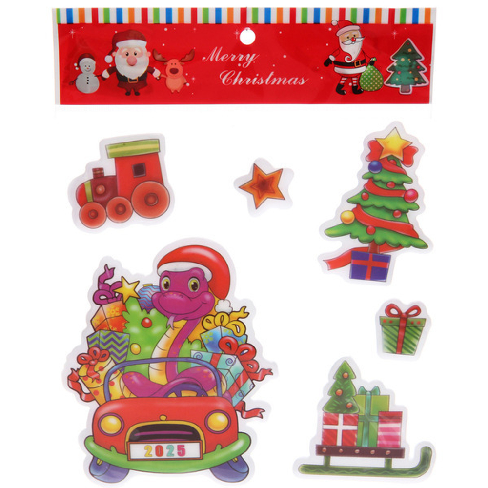 Набор наклеек «Зимнее путешествие» 20*20 см, в ассортименте