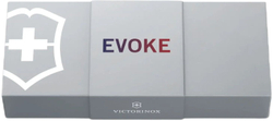 Нож Victorinox Evoke Alox, 136 мм, 4 функции, синий/красный подар.коробка