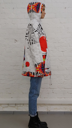 Куртка "Улыбка", по мотивам абстрактной живописи Жоан Миро