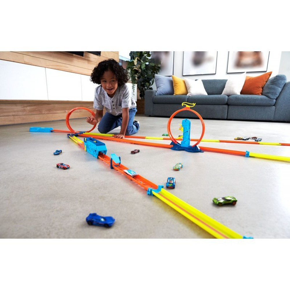 Hot Wheels Track Builder Unlimited - аксессуары для расширения, комплект скользящего ускорителя GVG08