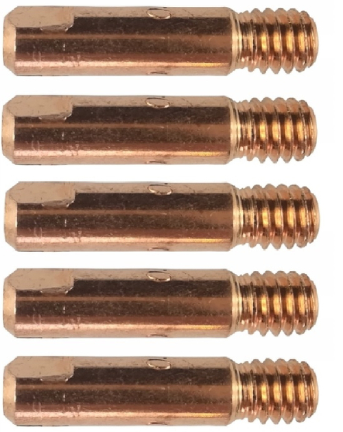Токовый наконечник для полуавтомата MIG М6х25х1,0мм 5шт.