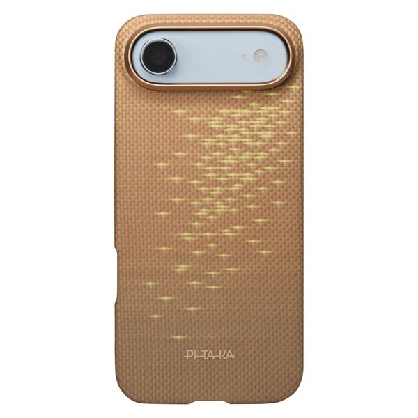 Чехол Pitaka Edge Case для iPhone Air, Золотой блик | Golden Glint