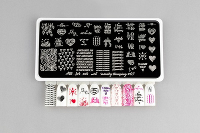 Swanky Stamping Пластина для стемпинга Arti for you with Swanky Stamping 07
