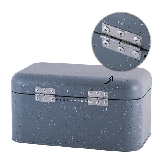 Хлебница Kamille KM-1110 из нержавеющей стали с окошком