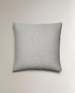 ZARA HOME ХЛОПКОВАЯ НАВОЛОЧКА, СЕРЫЙ