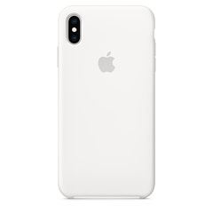 Чехол силиконовый для iPhone XS Max (Белый)