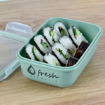 Емкость для продуктов 0,4л "Фреш" герметичная, цвет фисташковый