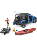 Джип Wrangler Rubicon Unlimited с каяком Bruder 02529